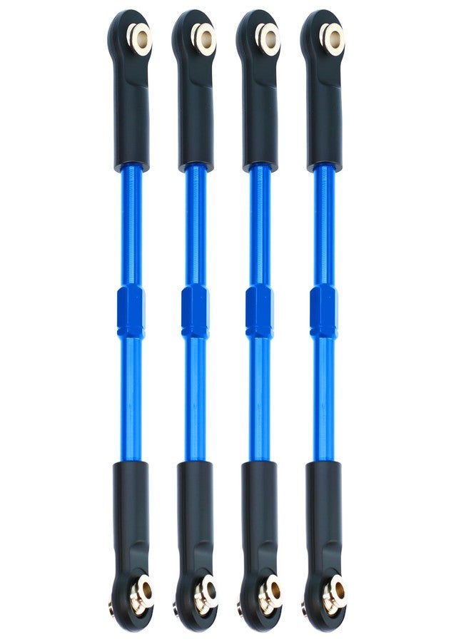 POLANTA Aluminum Front & Rear Pull Rod Linkage Upgraded Set for Arrma 1/10 Gorgon Vorteks Fury Quake 2WD RC Truck,Replace#ARA330753(Blue) - Image 3
